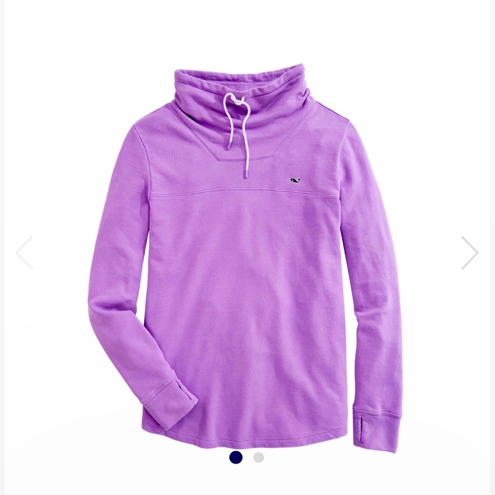 COPY - Sunwashed funnel neck relaxed sweatshirt